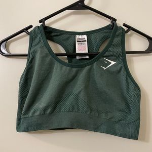 Gymshark Vital Seamless 2.0 Sports Bra Dark Green Marl